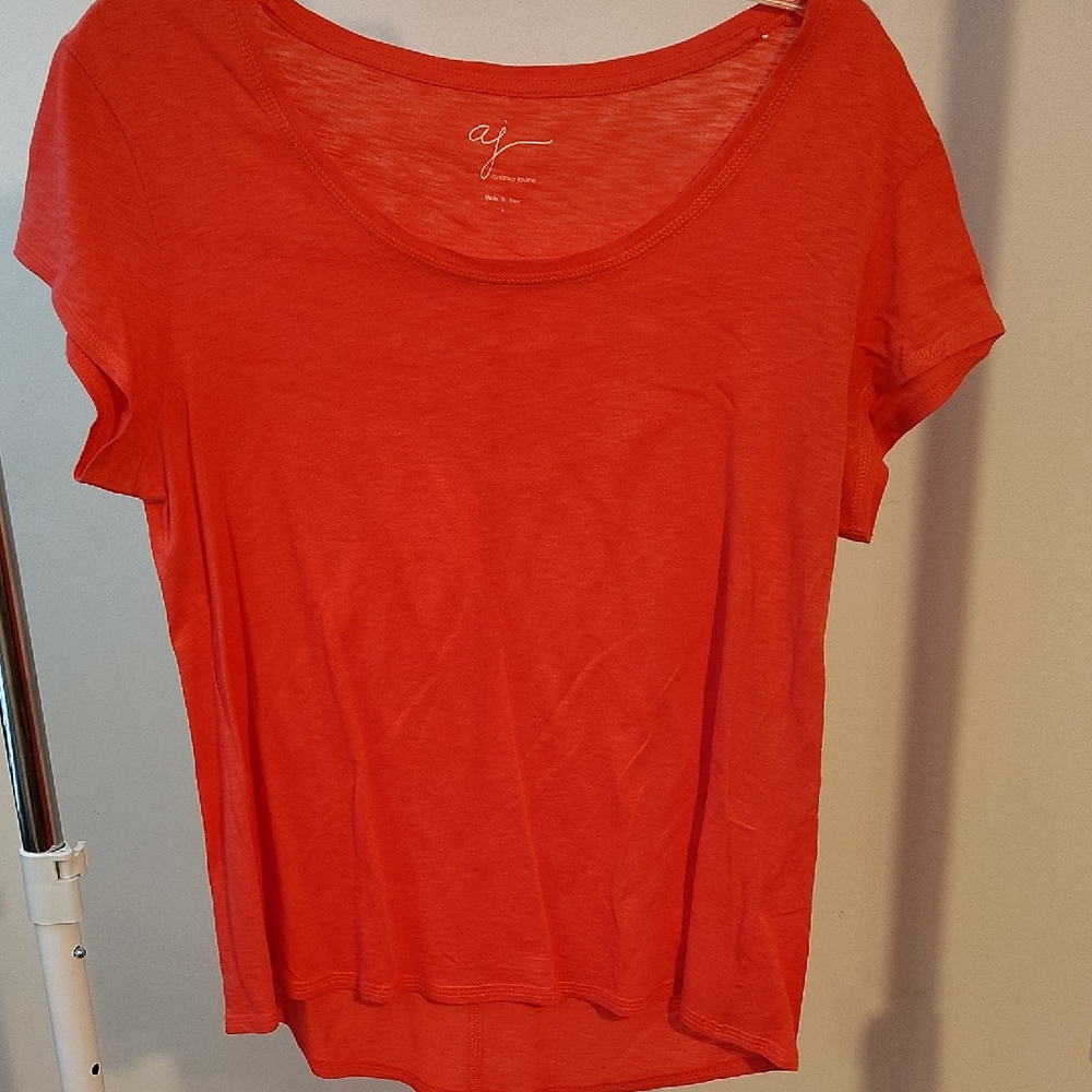 Andrea Jovine Bold Orange Short Sleeve Tee
